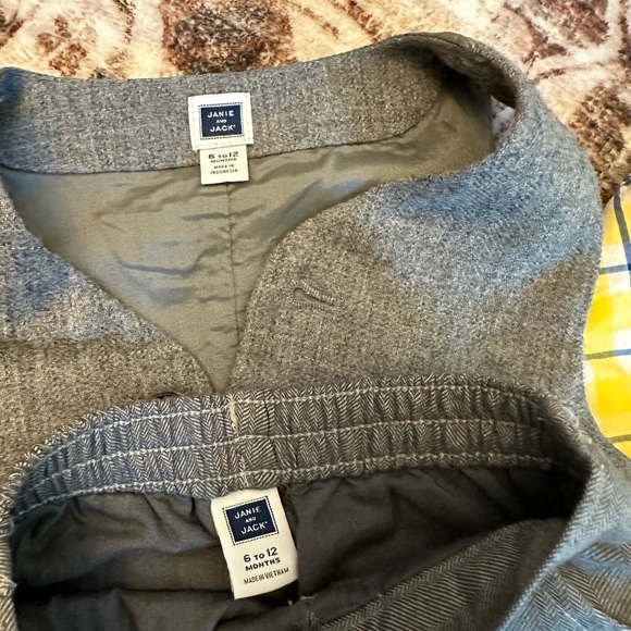 Janie and Jack 6-12 Baby Boys Formal Suit Set Holiday Winter Spring Easter - Picture 3 of 6